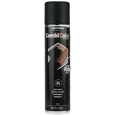 Rust-Oleum CombiColor Metallfärg Spray. Svart Sidenmatt. 400ml.