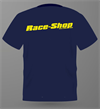 Race-Shop Blå Retro T-Shirt. Dam. Small. 