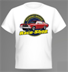 Race-Shop Vit Retro T-Shirt. Dam. Small. 