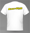 Race-Shop Vit Retro T-Shirt. Herr. Medium. 