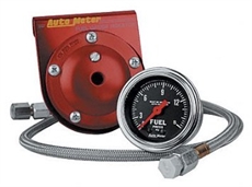 Autometer Performance Mätare. Mekanisk. Bränsletryck. 0-15 psi med Bränsleisolator. 