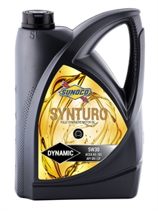 Sunoco Synturo Dynamic 5W30 Helsyntet. 5 Liter.