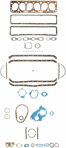 Fel-Pro Packningsset, Chevrolet 235 cu.in. 6-cyl. 1953-62. Kopparpackning.