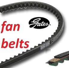 Gates Fläktremmar 13mm (1/2")  bredd, 1330mm längd.