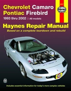 Haynes Reparationsbok. GM Camaro/Firebird 1993-02.