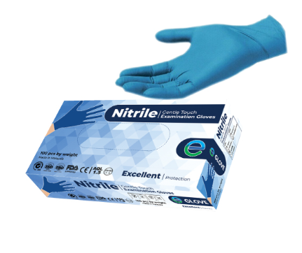 JAK Products Nitrile Gummihandskar. Blå. X-Large.