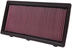 K&N Luftfilter. Dodge Dakota/Durango 4-cyl/V6/V8 1997-2011. 13,4" x 6,6".