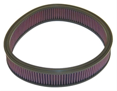 K&N Luftfilter. Pontiac 1969-78. Runt, 13.13" x 2.56".