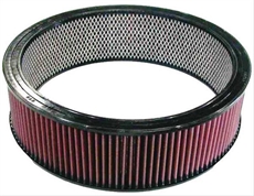 K&N Luftfilter. Universal runt filter 14" dia. x 4" högt.