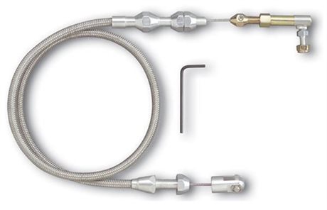 Lokar Hi-Tech Gaswire. Universal. 24" Lång. Kortningsbar.