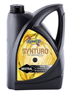 Sunoco Synturo Mistral 5W30 Syntet. 5 liter.
