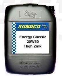 Sunoco Energy Classic 20W50 High Zink. 20 liter.