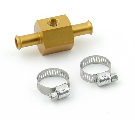 MrGasket Bränsletrycksmätare Adapter. 3/8" Slang - 1/8 NPT.