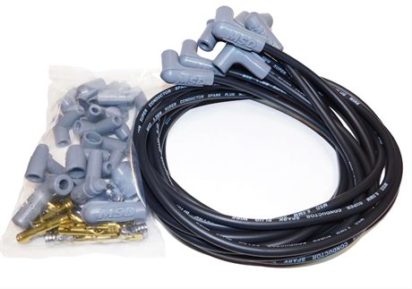 MSD Tändkabel. Super Conductor 8.5mm. Svart. Universal. 90`. Hane(HEI) samt Hona till Lock.