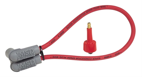 MSD Super Conductor 8,5mm. Tändkabel för Tändspole. 18" (45cm). 90´ anslutningar. 