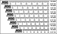MSD Svängningsdämpare Tape Kit. 5.250 upp till 8".