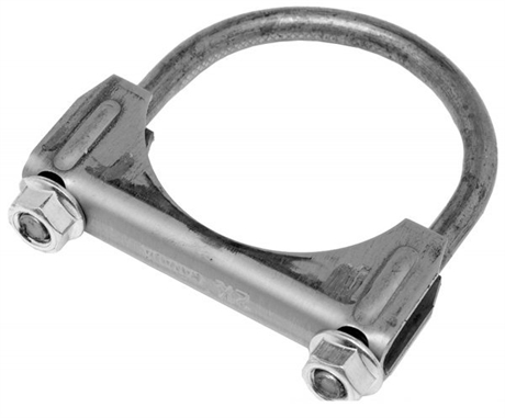 Walker Avgasklammer. 3/8" U-bult. 4" (101,6mm).