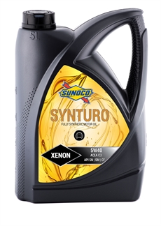 Sunoco Synturo Xenon 5W40 Syntet. 5 liter.