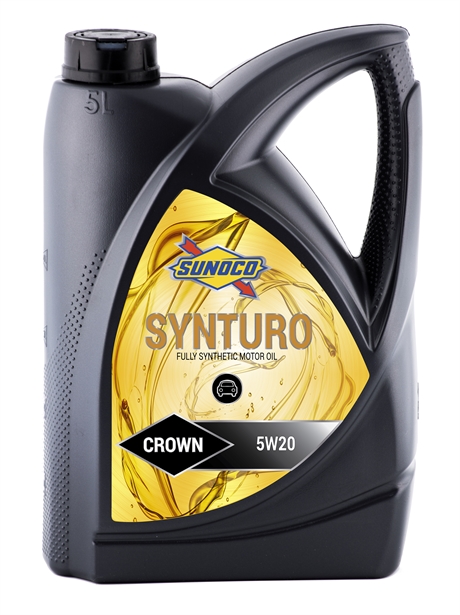 Sunoco Synturo Crown 5W20 Helsyntet. 5 Liter.
