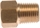 Everco Rak Röranslutning. Mässing. Rör ø inv. 3/8". NPT utv. 3/8".