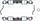 Fel-Pro Insugspackning. Chevrolet 265-400. cu.in. V8. 1955-85.