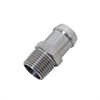 JAK Products Slangnippel. ROSTFRI. Rak. Slang ø 3/4". NPT 1/2". 