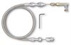 Lokar Hi-Tech Gaswire. Universal. 24" Lång. Kortningsbar.