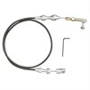 Lokar Gaswire. Universal. 24" Lång. Kortningsbar.