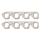 Remflex Headers samt Grenrörspackningar. Ford 302 - 351C cu.in.V8. 1970-74. 1 15/16" x 2 3/32".