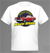 Race-Shop Vit Retro T-Shirt. Herr. Large. 