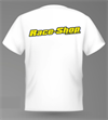 Race-Shop Vit Retro T-Shirt. Dam. Small. 